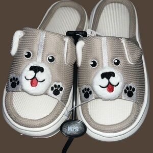Cute Dog Design Women's Slippers